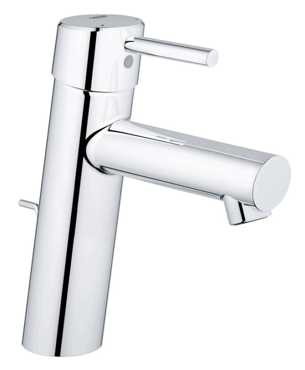 Смеситель для раковины GROHE Concetto с донным клапаном, средний излив, хром (23450001)