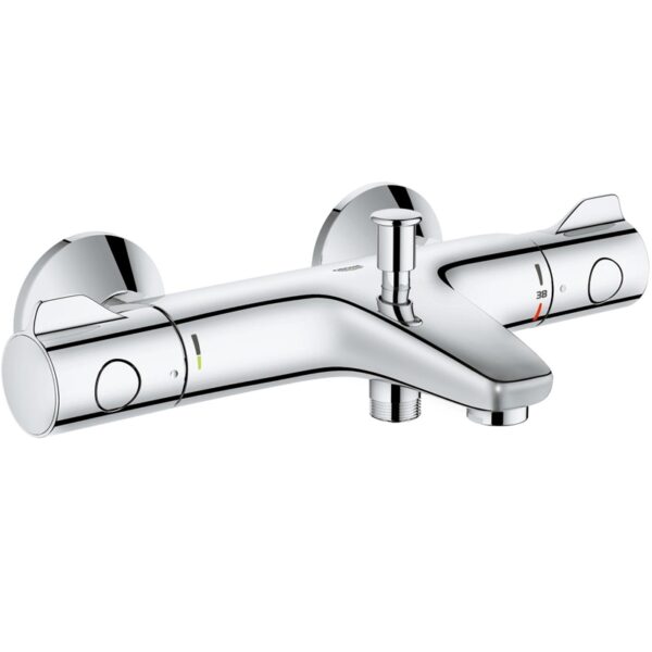 Смеситель для ванны с регулируемым аэратором Grohe Grohtherm 800 с термостатом Хром (34576000)