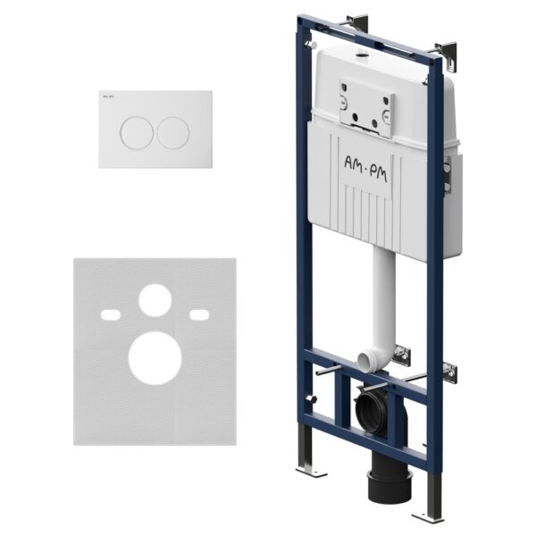 I012710.0101 MasterFit инсталляция для подвесного унитаза с клавишей ProC L, бел глянц