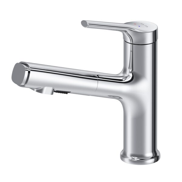 F85B02900 X-Joy S, смеситель для раковины с вытяжным изливом, хром