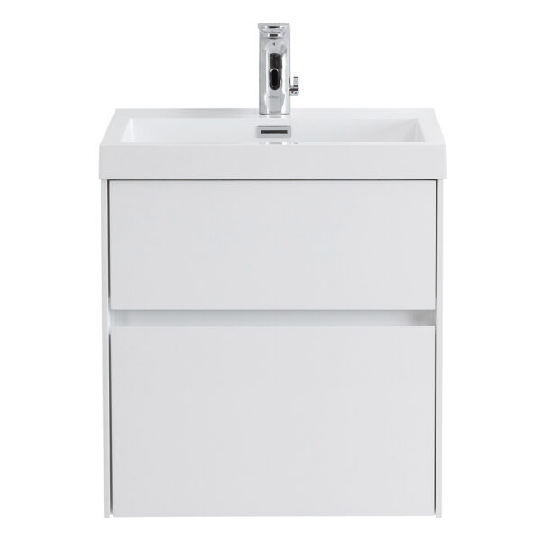 База под раковину подвесная BelBagno PIETRA MINI-500AS-2C-SO-BL Bianco Lucido