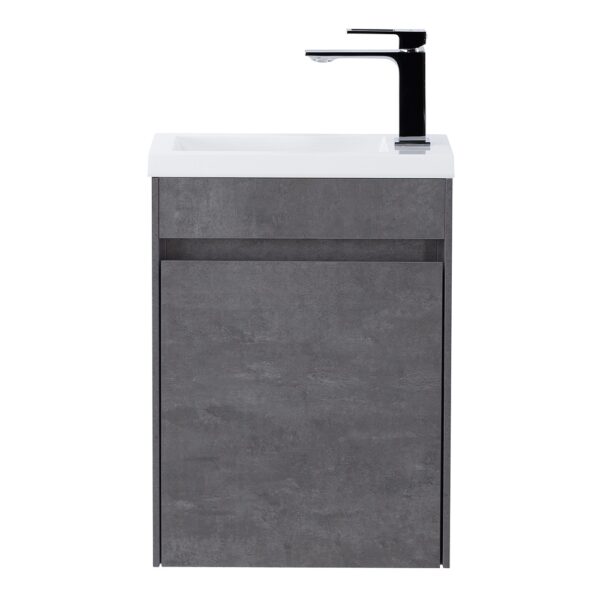 База под раковину подвесная BelBagno PIETRA MINI-400-1A-SO-SCM-L Stucco Cemento