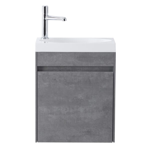 База под раковину подвесная BelBagno PIETRA MINI-460-1A-SO-SCM-L Stucco Cemento