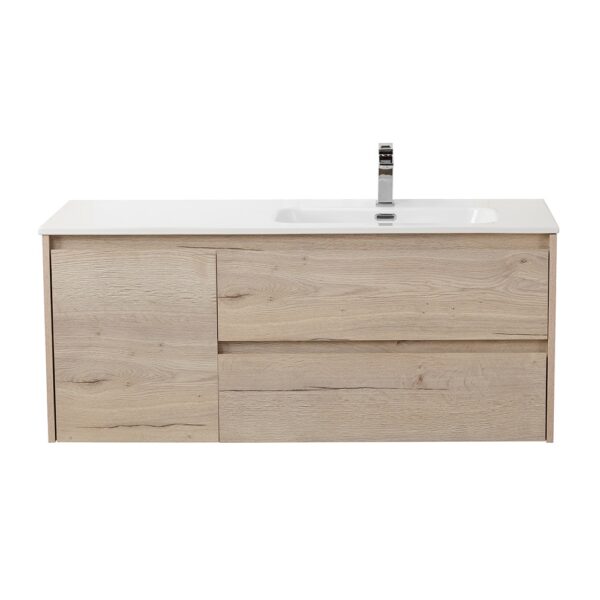 База под раковину подвесная BelBagno KRAFT-1200-2C-1A-SO-RGB-R Rovere Galifax Bianco